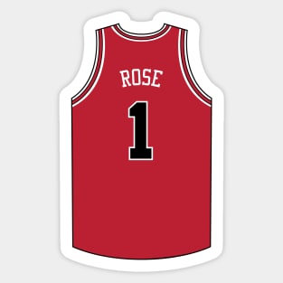 Derrick Rose Chicago Jersey Qiangy Sticker